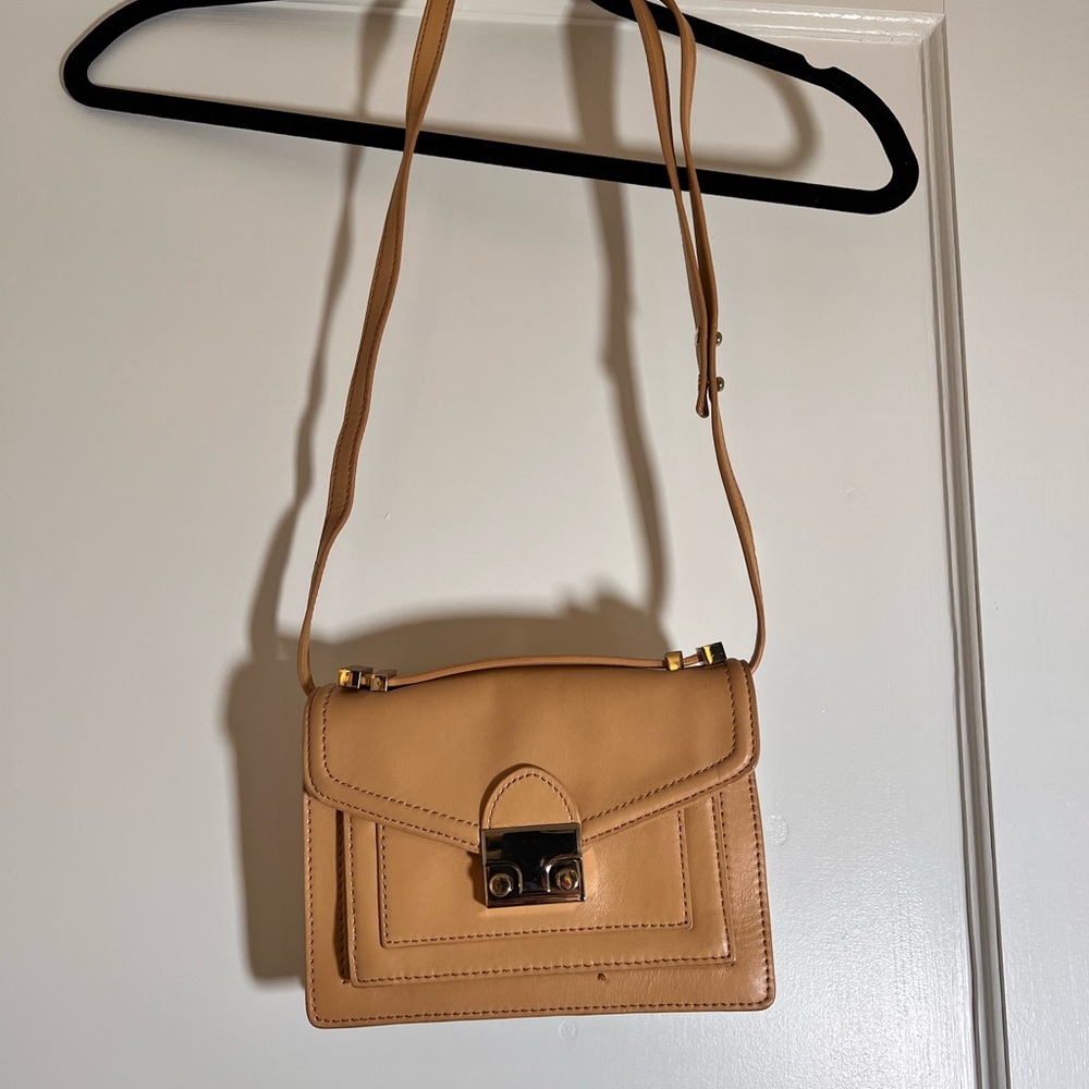 Loeffler Randall mini Rider bag in tan